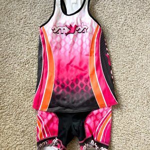 2-Piece Smashfest Queen Triathlon Kit - Pink/Orange/Black/White